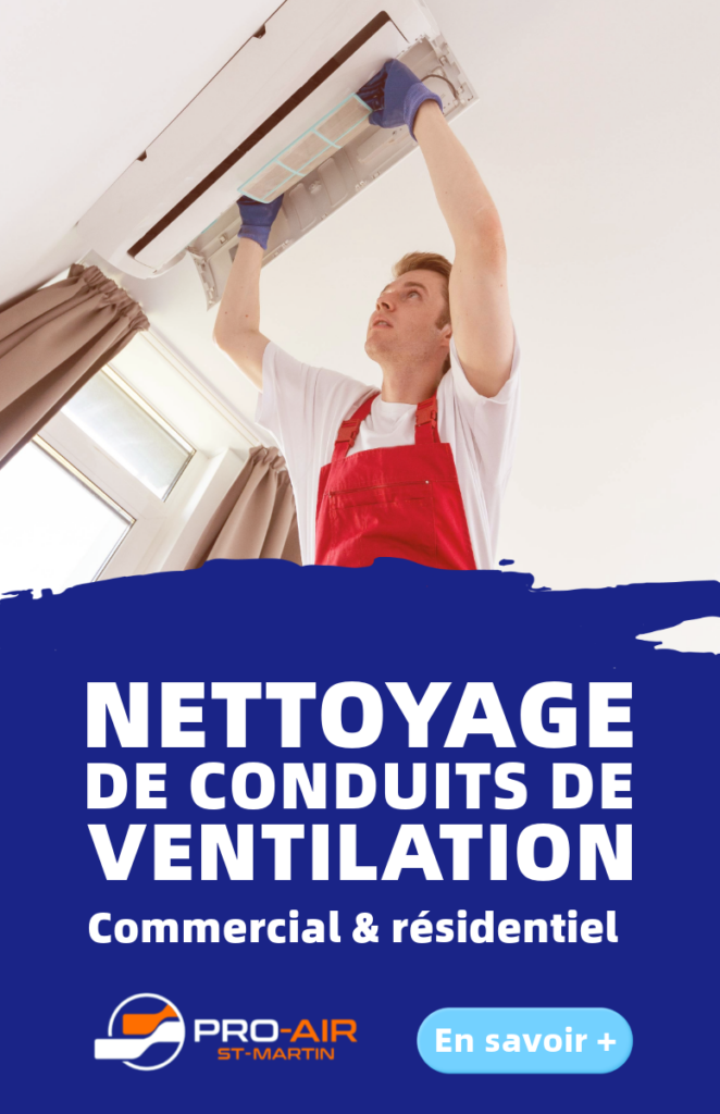 Nettoyage de thermopompes et conduits résidentiels et commerciaux à Québec, Montréal et Laval.